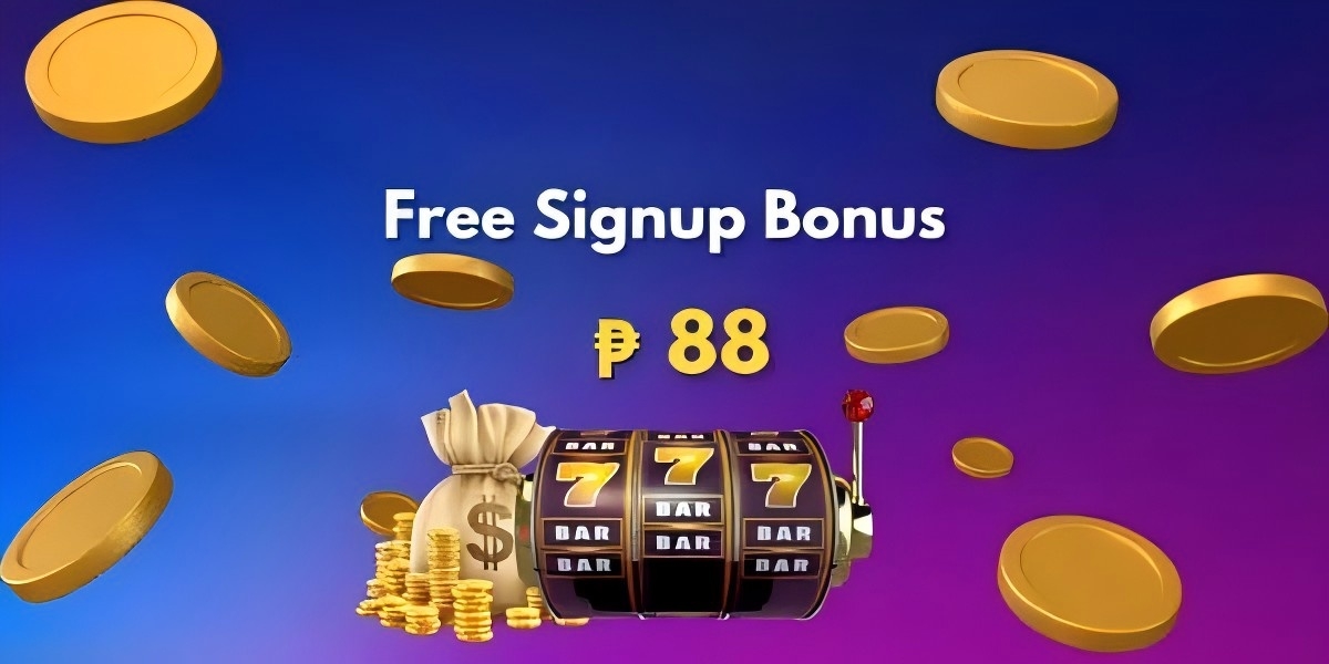 Colourful casino game scene with glowing reels